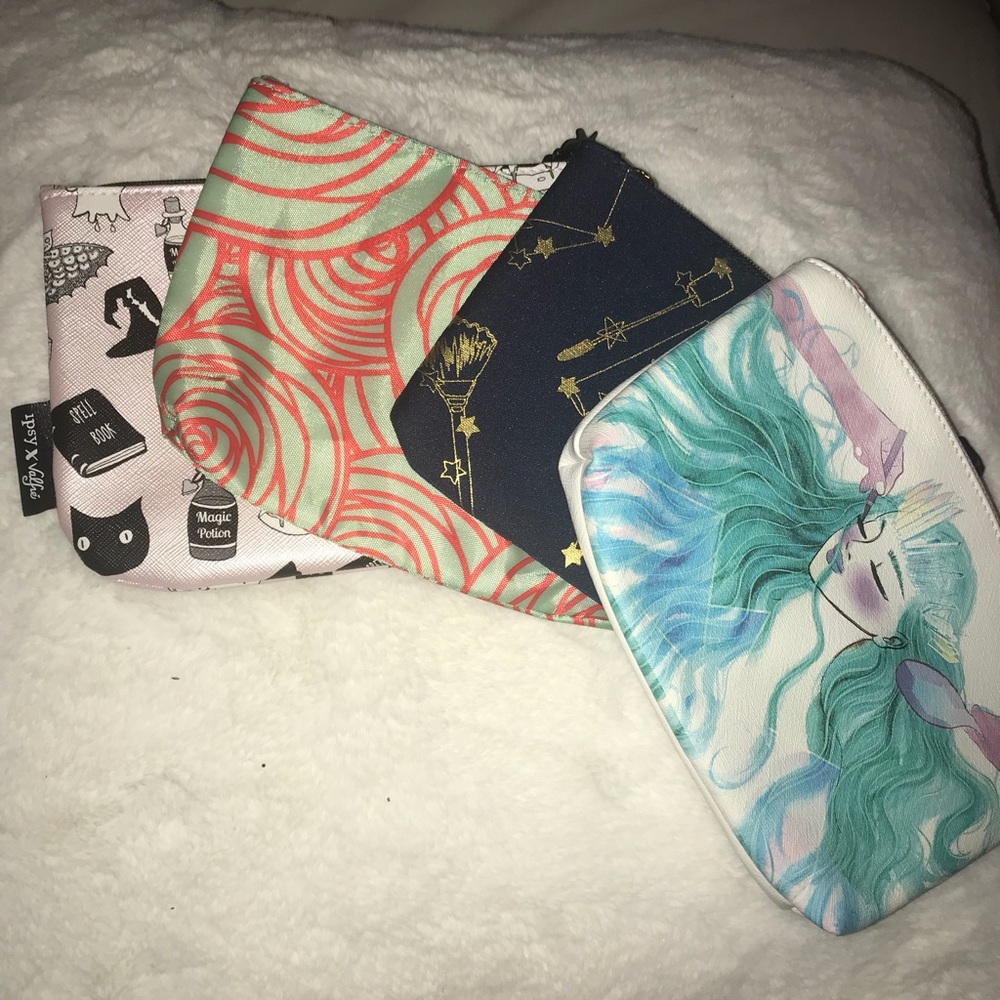 Assortment of Ipsy bags